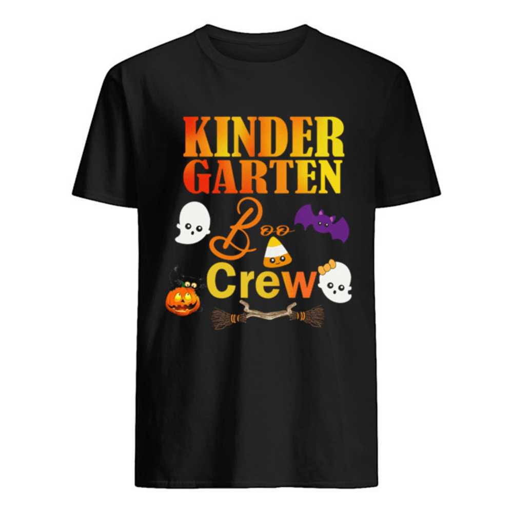 Kindergarten Boo Crew Funny Teacher Tshirt